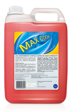 Max Cook - detergente neutro - produtos de limpeza de cozinha industrial | Campinas SP