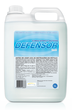 Defensor talco - desinfetante produtos de limpeza profissional higiene geral | Campinas SP