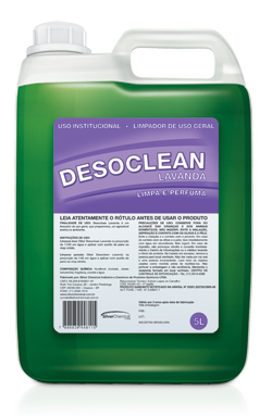 Desoclean Lavanda - limpador perfumado produtos de limpeza higiene geral | Campinas SP