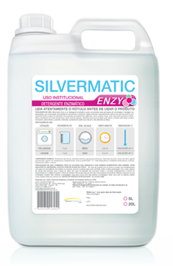 Silvermatic Enzy - detergente produtos de limpeza para lavanderia | Campinas SP