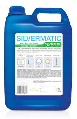 Silvermatic OxerP - alvejante para roupas produtos de limpeza para lavanderia | Campinas SP