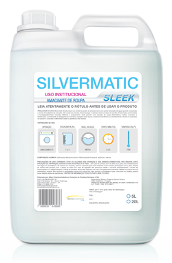 Silvermatic Sleek - amaciante de roupa produtos de limpeza para lavanderia | Campinas SP