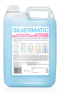 Silvermatic Soft - amaciante de roupa produtos de limpeza para lavanderia | Campinas SP