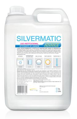 Silvermatic Advance - detergente produtos de limpeza para lavanderia | Campinas SP
