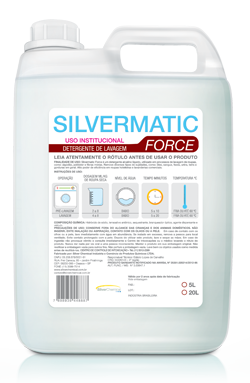 Silvermatic Force - detergente produtos de limpeza para lavanderia | Campinas SP